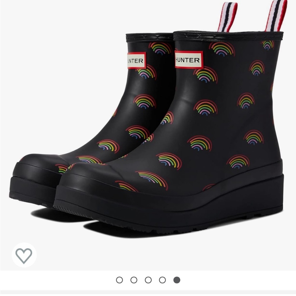 Brand new, hunter rainbow size 9 women